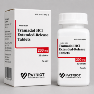 Generic brand two hundred milligram solid dosage tablets bottle in professional packaging